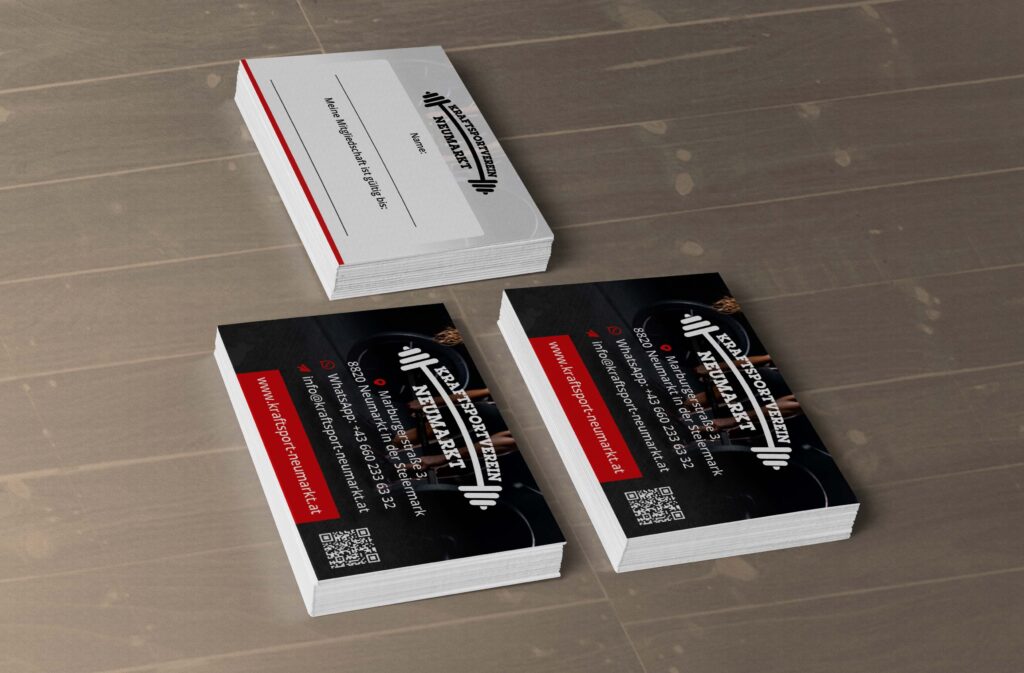 Bild Mockup Karten Kraftsportverein Neumarkt