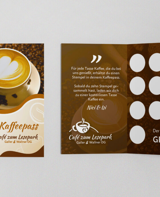 Bild Mockup Cafe zum Lesepark Stempelpässe